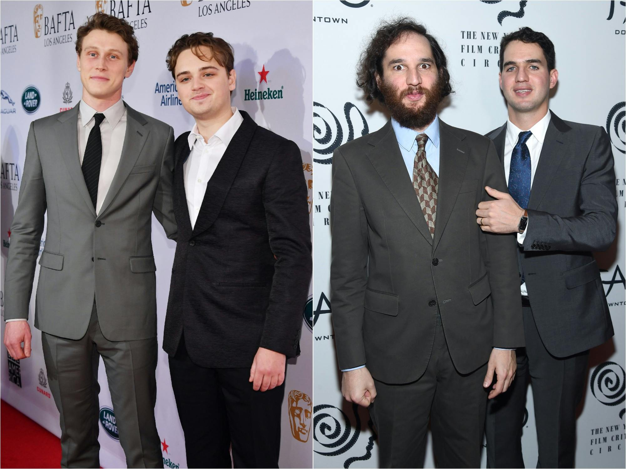 George MacKay & Dean-Charles Chapman, Josh & Benny Safdie