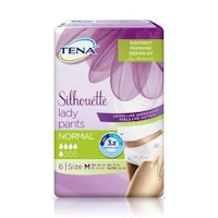 Tena Lady Silhouette Normal Medium - 2 Packs of 6