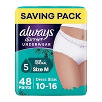 Always Discreet Incontinence Pants for Woman