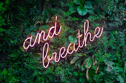 And breathe sign And breathe sign