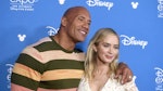 Dwayne Johnson and Emily Blunt