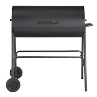 Argos Home Charcoal Oil Drum BBQ Cover & Utensils