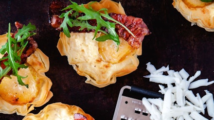 Goats Cheese Filo Tartlets Goats Cheese Filo Tartlets