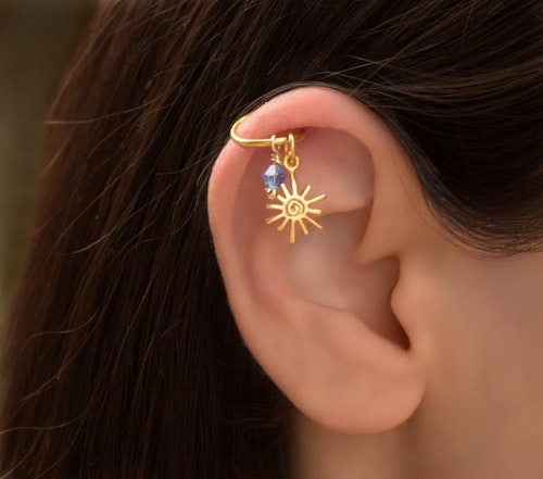 ChicEarrings, Gold Helix Piercing Hoop, £15.71