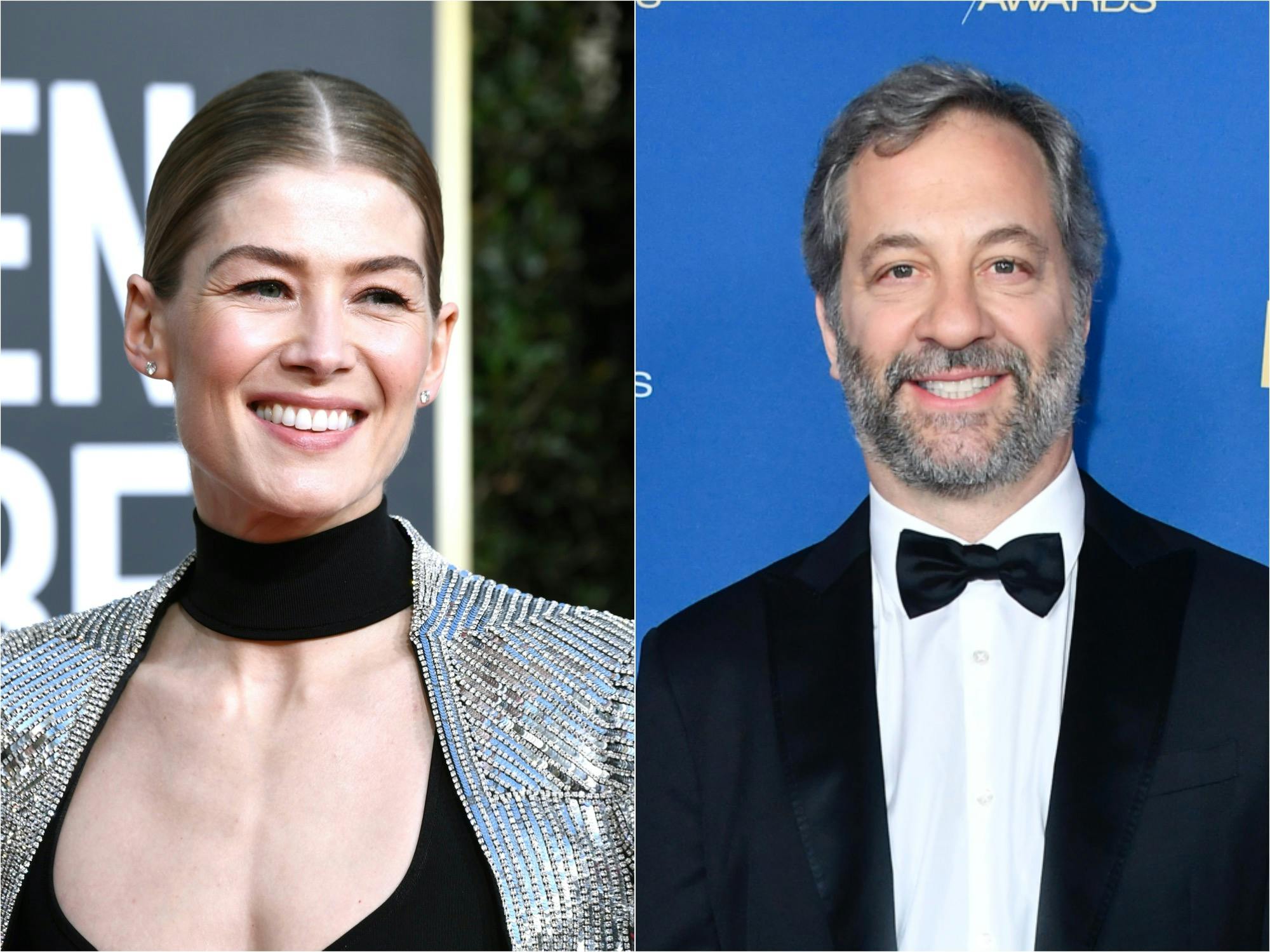 Rosamund Pike, Judd Apatow