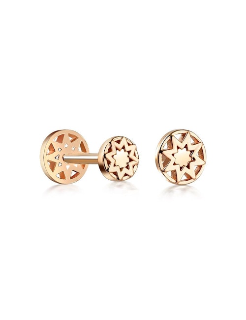 SiJewelsPiercing, 14K Solid Gold North Star Piercing, £60.90