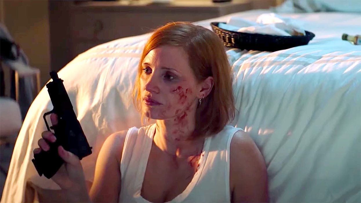 Jessica Chastain in Ava