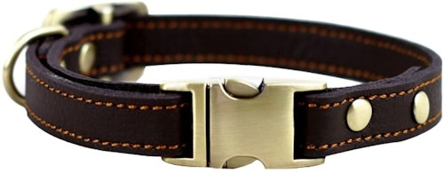 Rantow Adjustable Durable Comfortable Basic Leather Colla