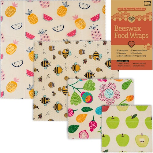 Beeswax Wraps Set of 4
