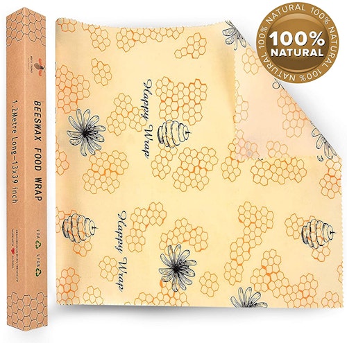 Large Reusable Beeswax Food Wrap Roll