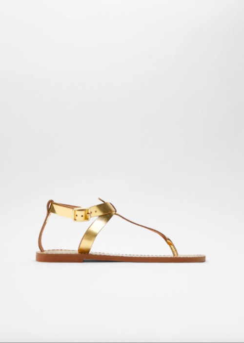Zara, Flat Metallic Sandals, £25.99