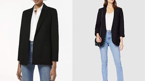 dupe for victoria beckham's tailored jacket