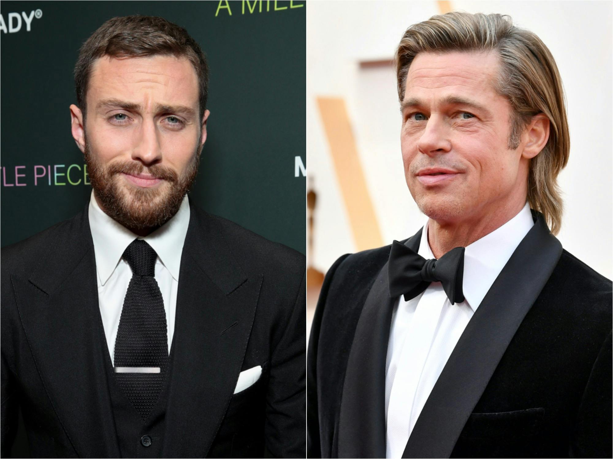 Aaron Taylor-Johnson, Brad Pitt