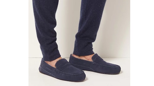 Suede Slippers with Freshfeetu2122