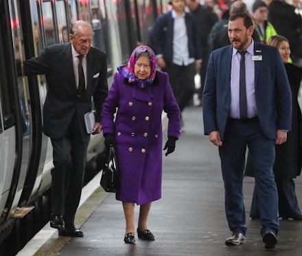 Queen Elizabeth II, accompanied by Prince Philip Queen Elizabeth II, accompanied by Prince Philip