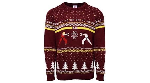 Street Fighter Ken Vs Ryu Christmas Jumper, £32.99