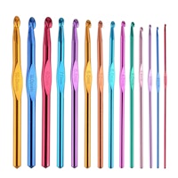 Multicolor Aluminum Crochet Hooks (pack of 14)