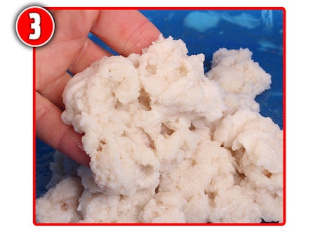 Allow the crumb a few minutes to soak up the excess water. Allow the crumb a few minutes to soak up the excess water.
