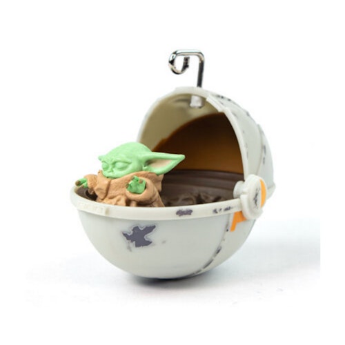 Numskull Official Star Wars The Mandalorian Baby Yoda The Child 3D Christmas Tree Decoration