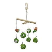 Pets at Home Christmas Carrot Sprout Festive Mobile Small Animal Hanging Gnaw Chew