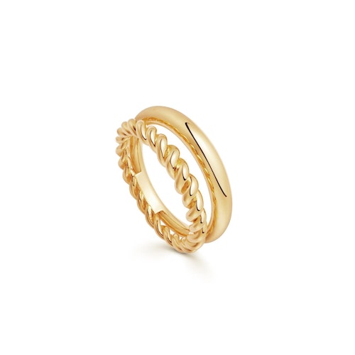 Missoma, Gold Radial Ring, Was £79, Now £59.25