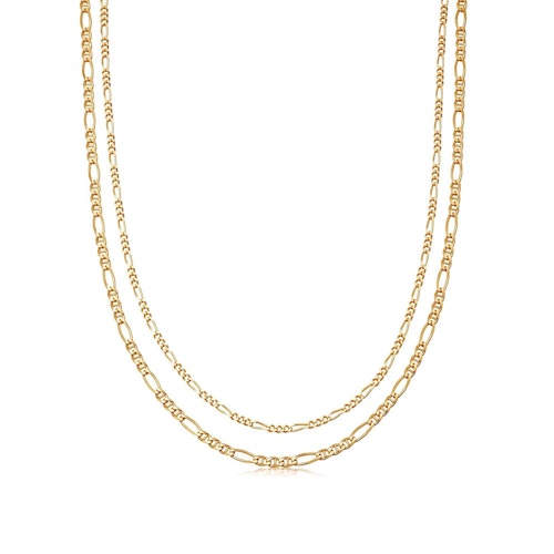 Missoma, Gold Filia Double Chain Necklace, Was £175, Now £131.25