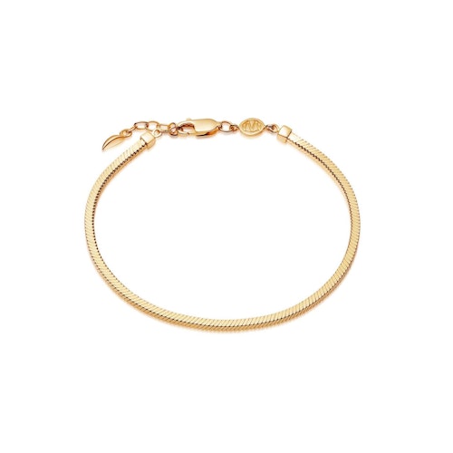 Missoma, Lucy Williams, Gold Square Snake Chain Bracelet, Was £110, Now £82.50