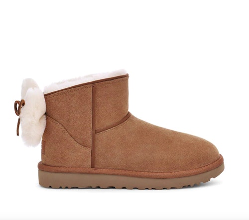 UGG, Classic Mini Bow Boot, WAS £155 NOW £123.99