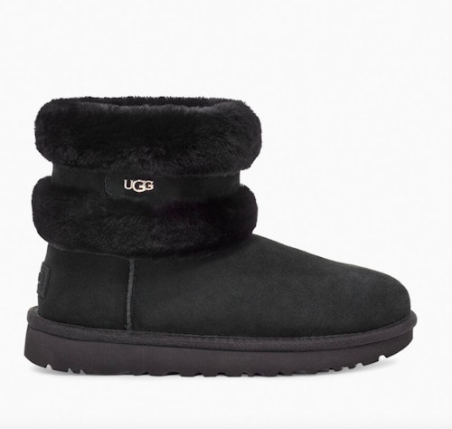 UGG, Fluffy Mini Belted Boot, WAS £160 NOW £143.99