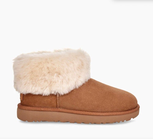 UGG, Classic Mini Fluff Boot, WAS £140 NOW £119.99
