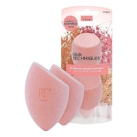 Real Techniques New Foam Technology Miracle Powder Sponge for Even Powder Application