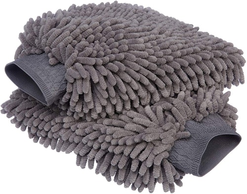 AmazonBasics Deluxe Microfiber Car Wash Mitt