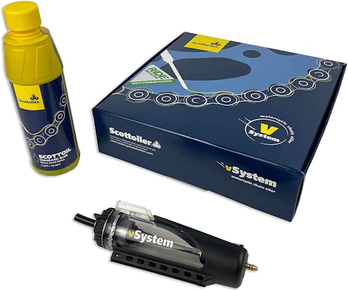 Scottoiler vSystem automatic motorcycle chain lubrication system