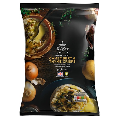 Morrisons The Best Camembert & Thyme Potato Crisps, £1