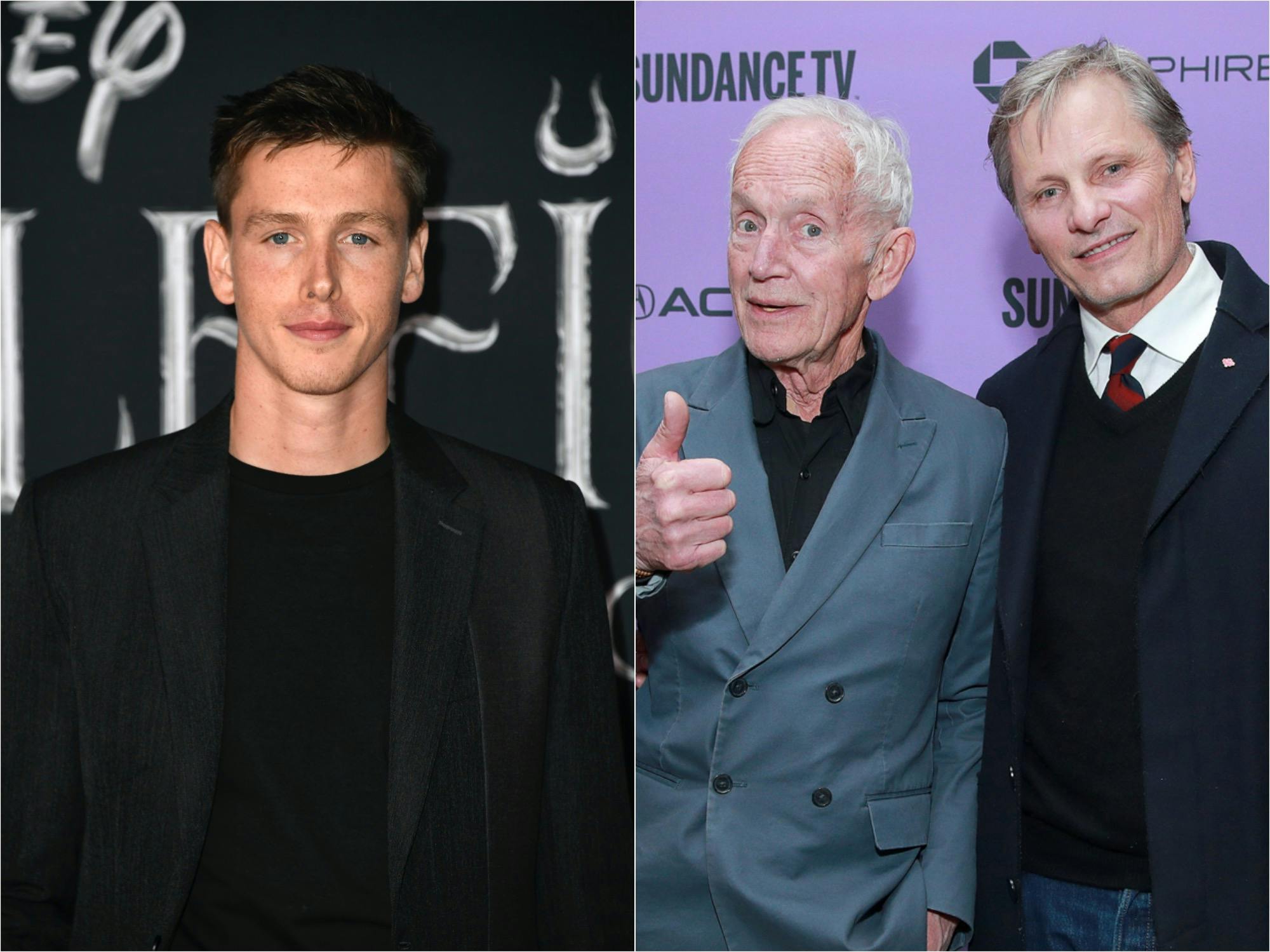 Harris Dickinson, Viggo Mortensen And Lance Henriksen