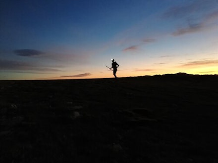 Running as the dawn breaks - amazing Running as the dawn breaks - amazing