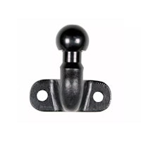 Black flange tow bar