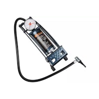 Halfords essentials foot pump and gauge