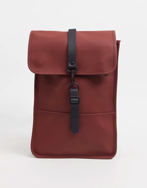 Rains, Maroon Backpack, £69 at ASOS
