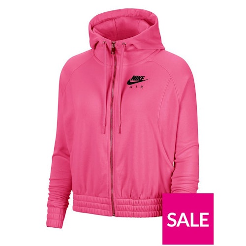 Nike NSW Air Full Zip Hoodie - Fuchsia