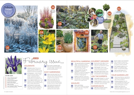 Garden Answers magazine February 2021 issue contents pages Garden Answers magazine February 2021 issue contents pages