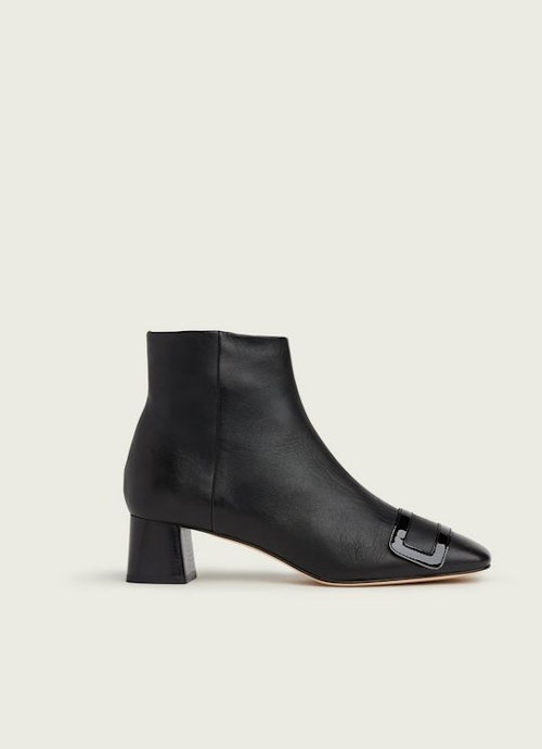 LK Bennett, Aria Black Leather Ankle Boots, £325