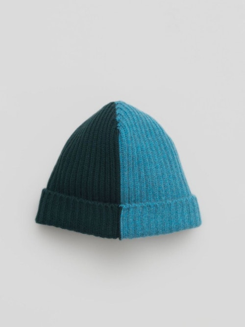Begg x Co, Knitted Bi-Colour Beanie, £130