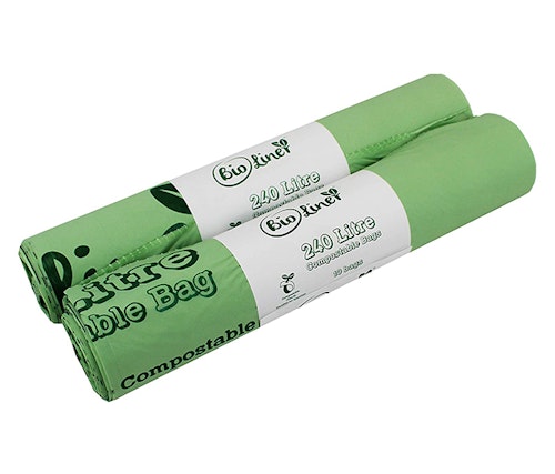 All-Green 240L Compostable Wheelie Bin Liners