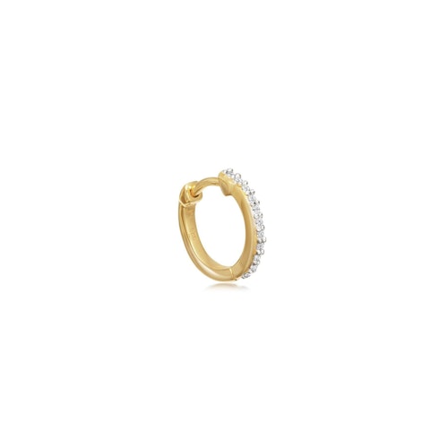 Missoma, pave gold single huggie, £35