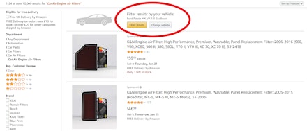 Amazon garage screenshot Amazon garage screenshot