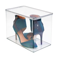 mDesign Wardrobe Storage Organiser Shoe Box