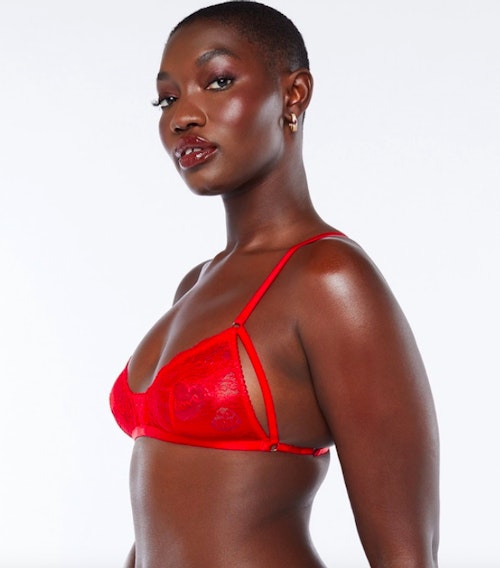 Savage x Fenty, Candy Hearts Lace Bralette, £40