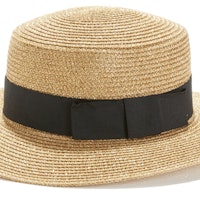 Straw Canotier Hat