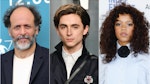 Luca Guadagnino, Timothée Chalamet, Taylor Russell